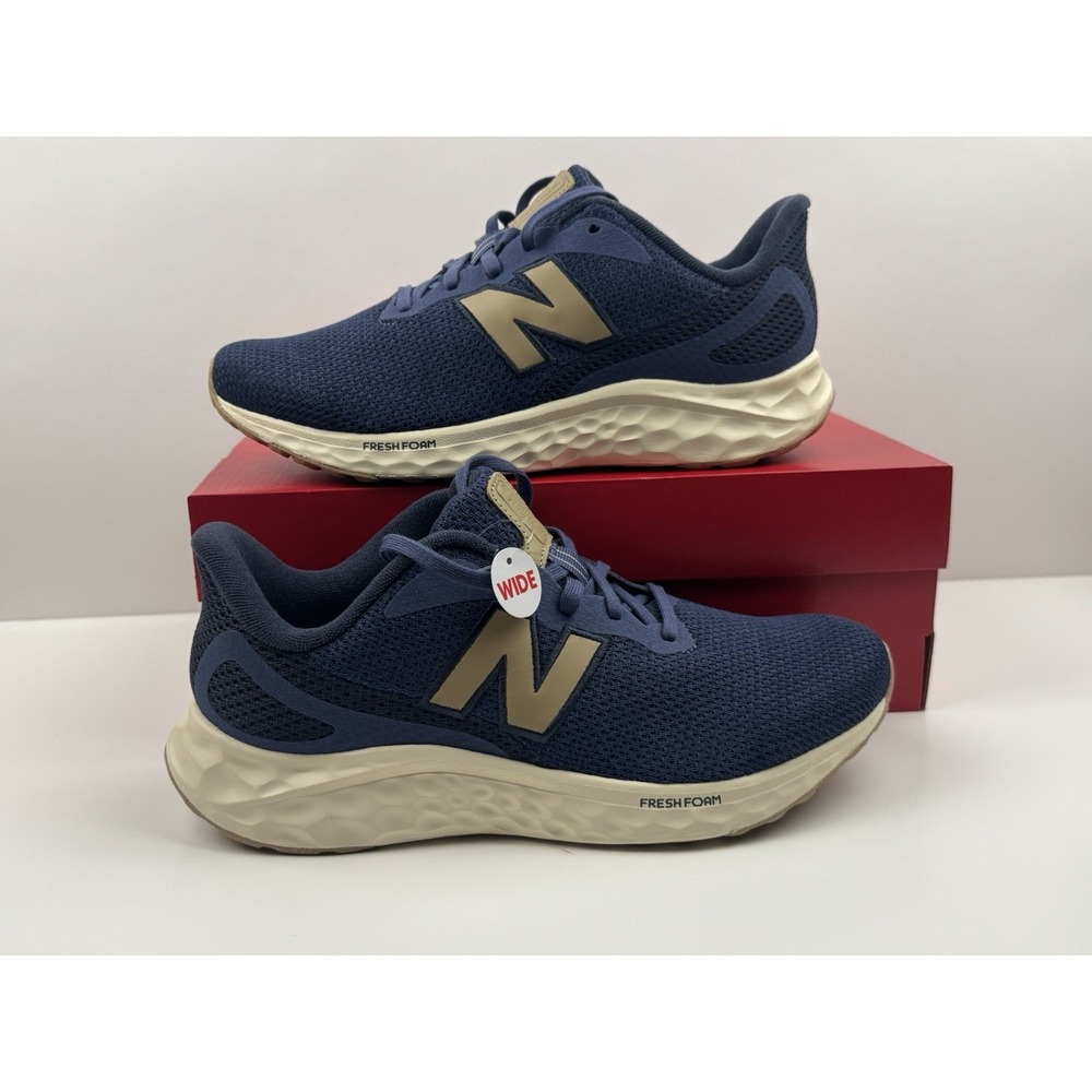 New Balance Arishi Fresh Foam v4 Running Shoe Men Sz 11.5 4E Wide Blue MARISRD4